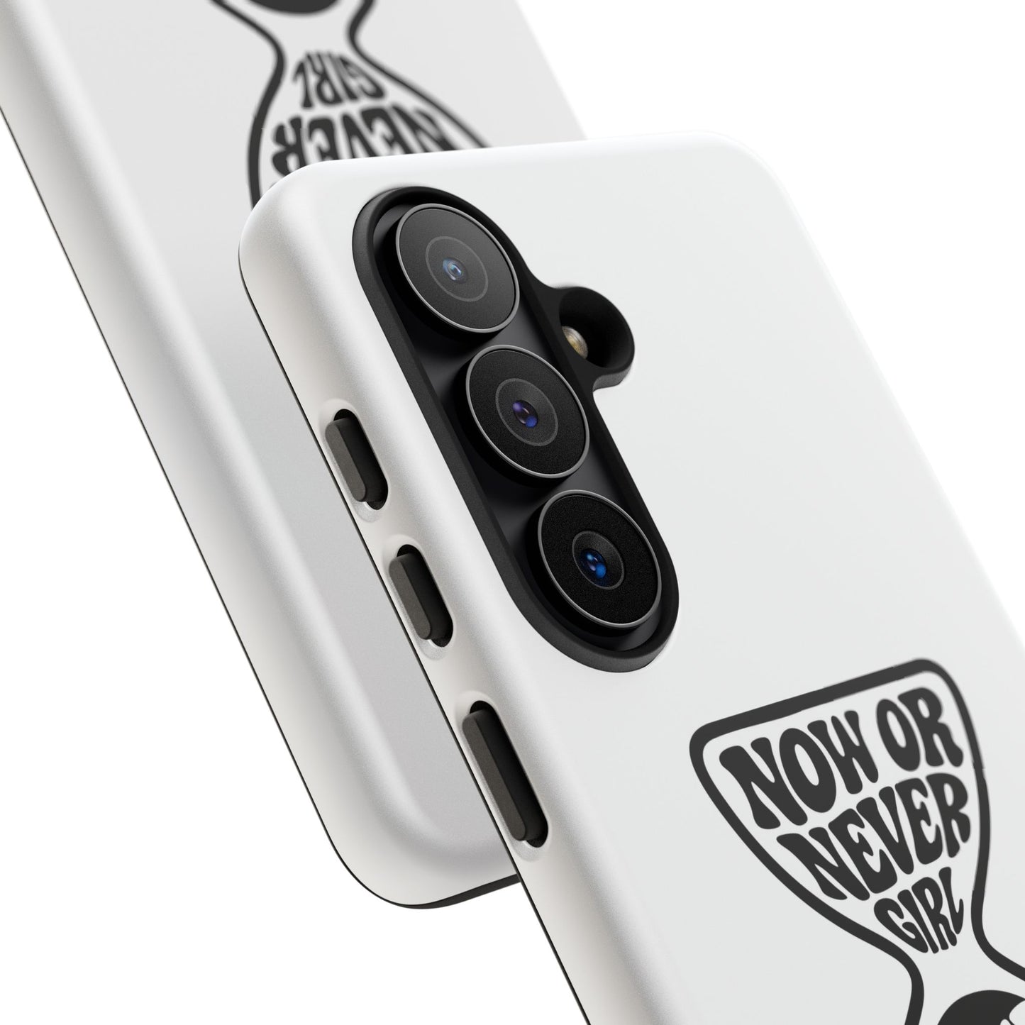 Now Or Never Girl - Coque Samsung (blanc)