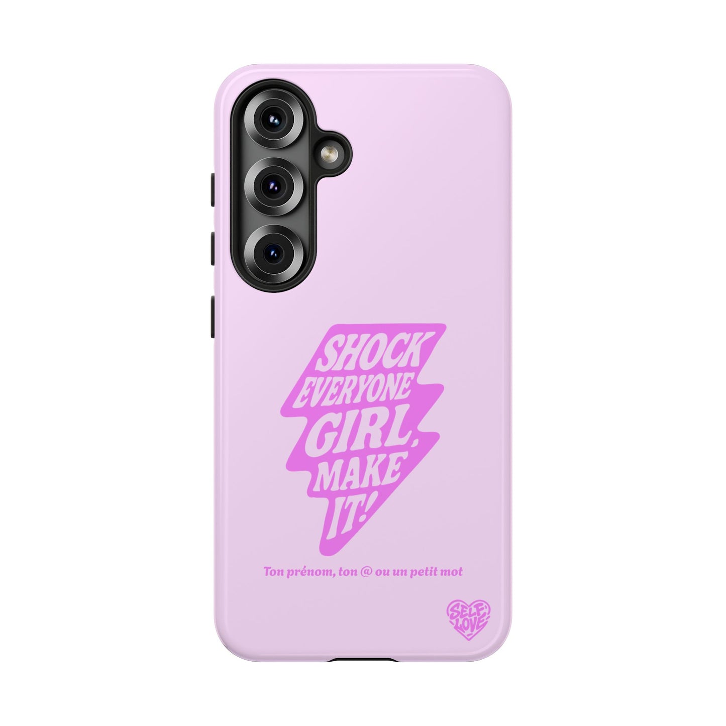 Shock Everyone - Coque Samsung (rose)
