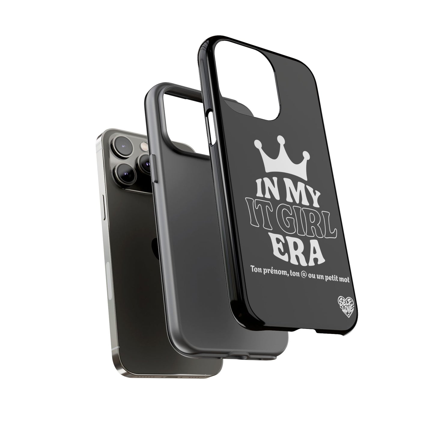 In My It Girl Era - Coque iPhone (noir)