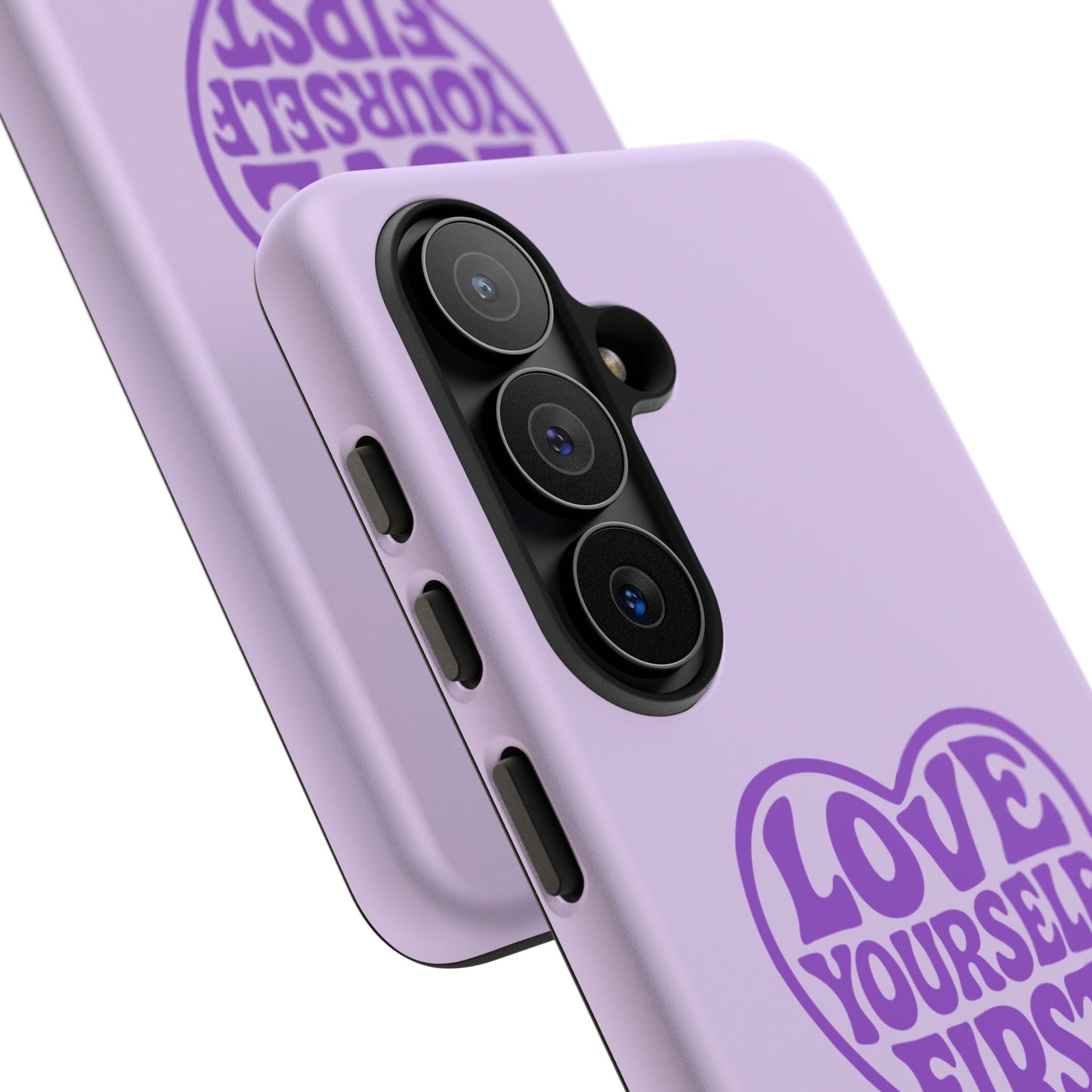 Love Yourself First - Coque Samsung (violet)