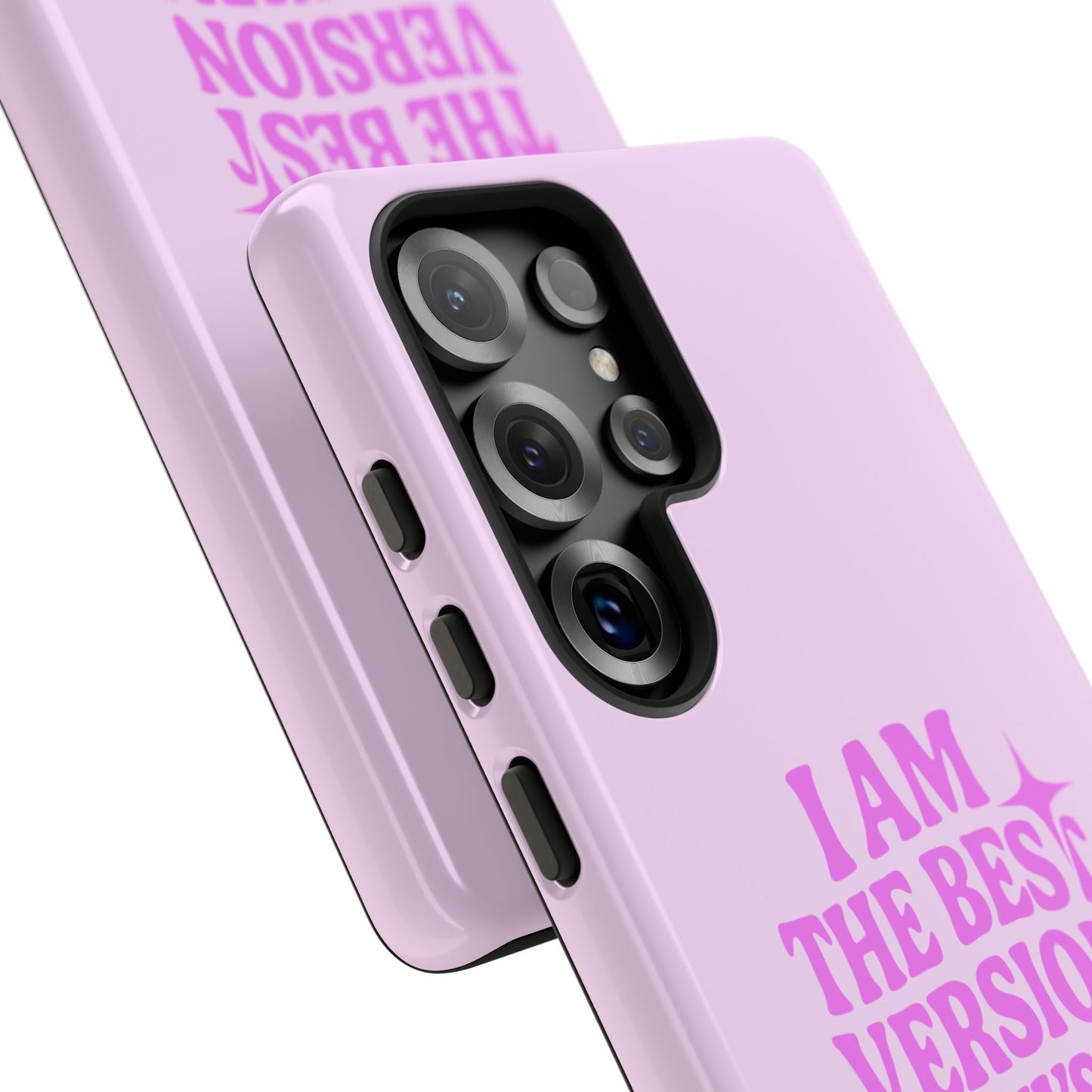 I Am The Best Version Of Myself - Coque Samsung (rose)