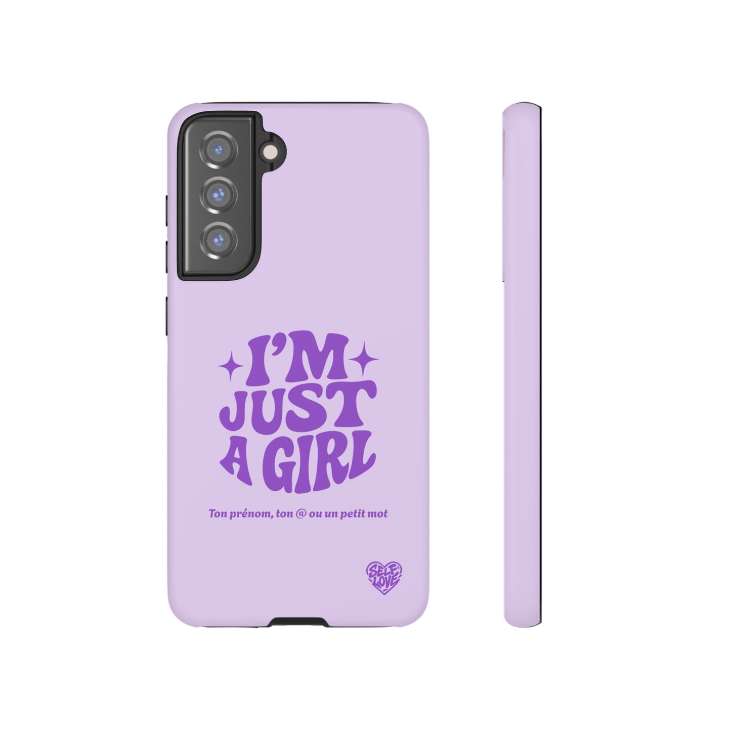 Im Just A Girl - Coque Samsung (violet)