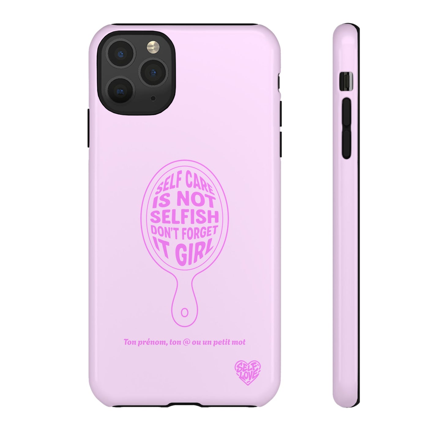 Self Care - Coque iPhone (rose)