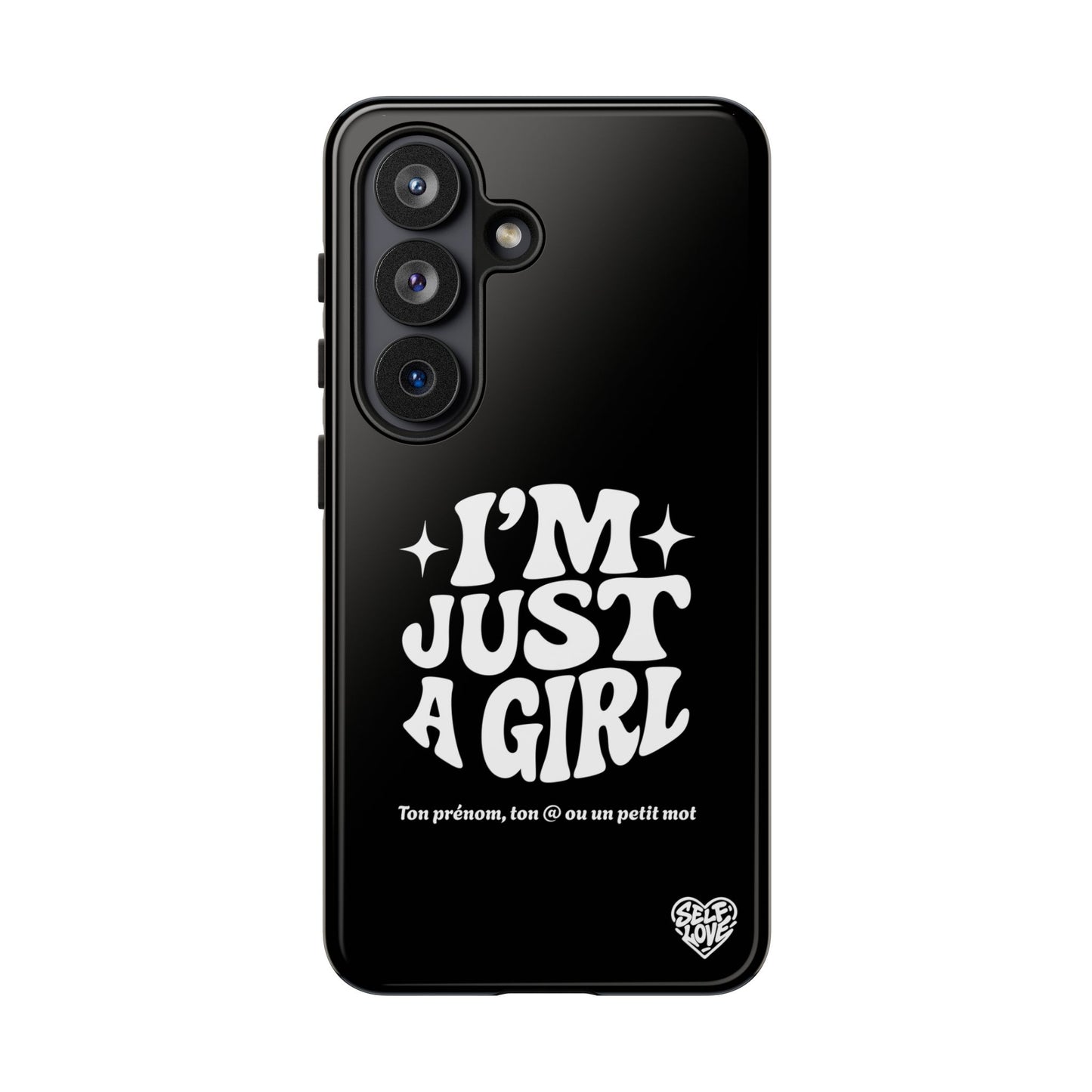 Im Just A Girl - Coque Samsung (noir)