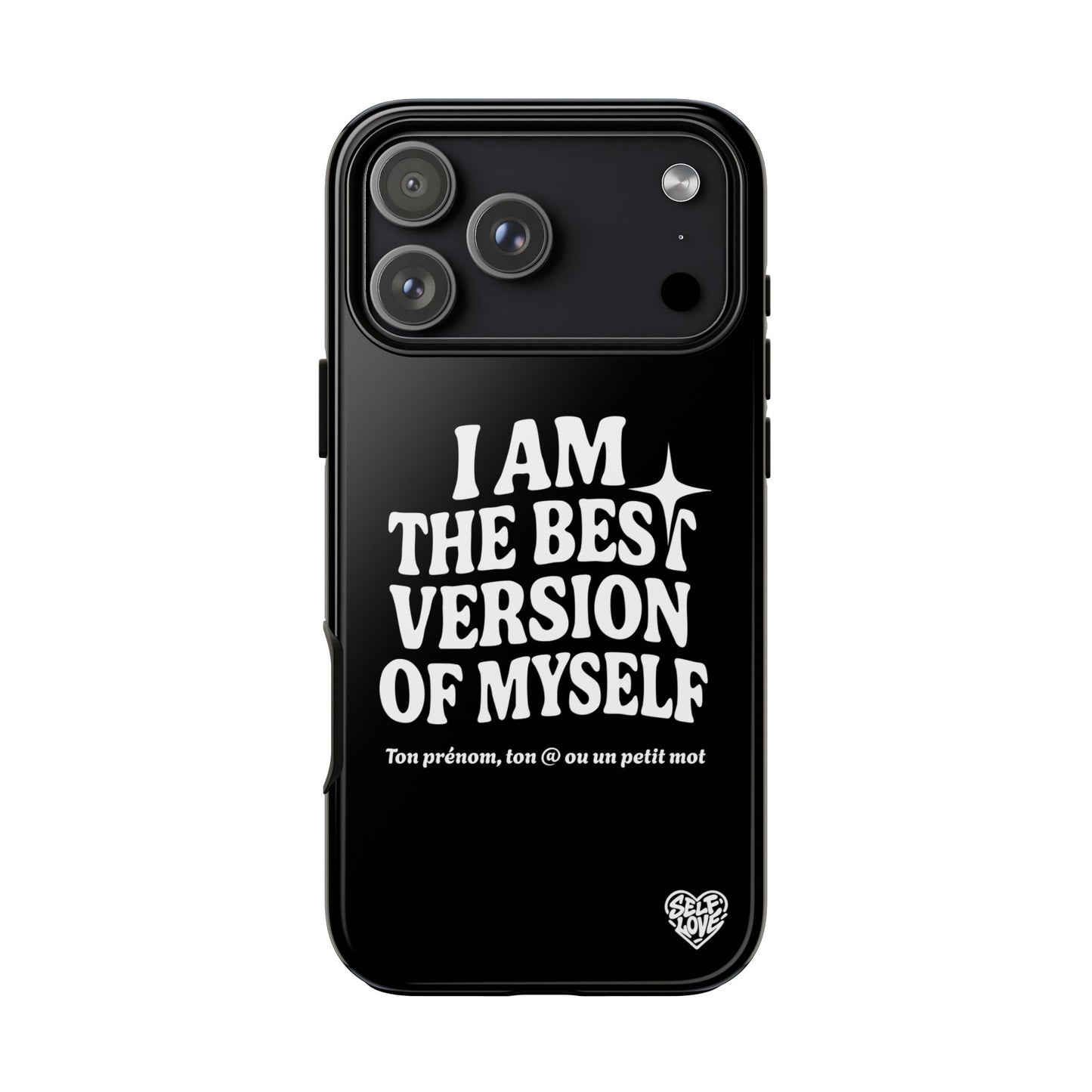 I Am The Best Version Of Myself - Coque iPhone (noir)