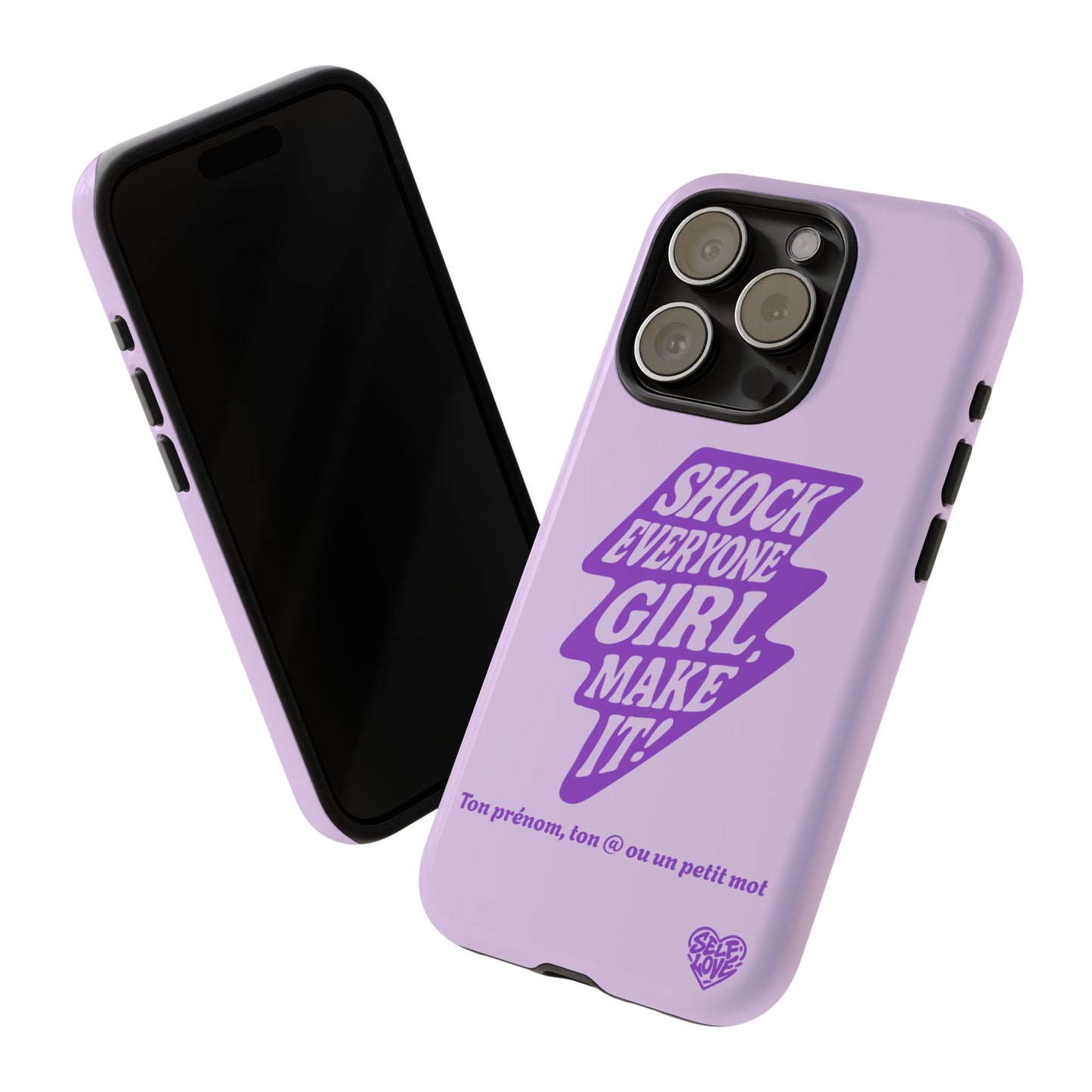 Shock Everyone - Coque iPhone (violet)