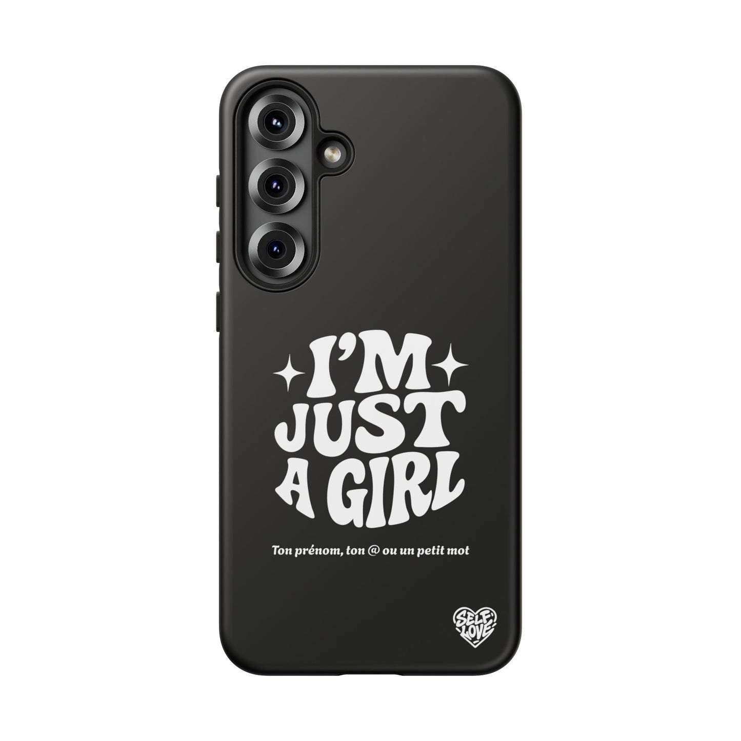 Im Just A Girl - Coque Samsung (noir)