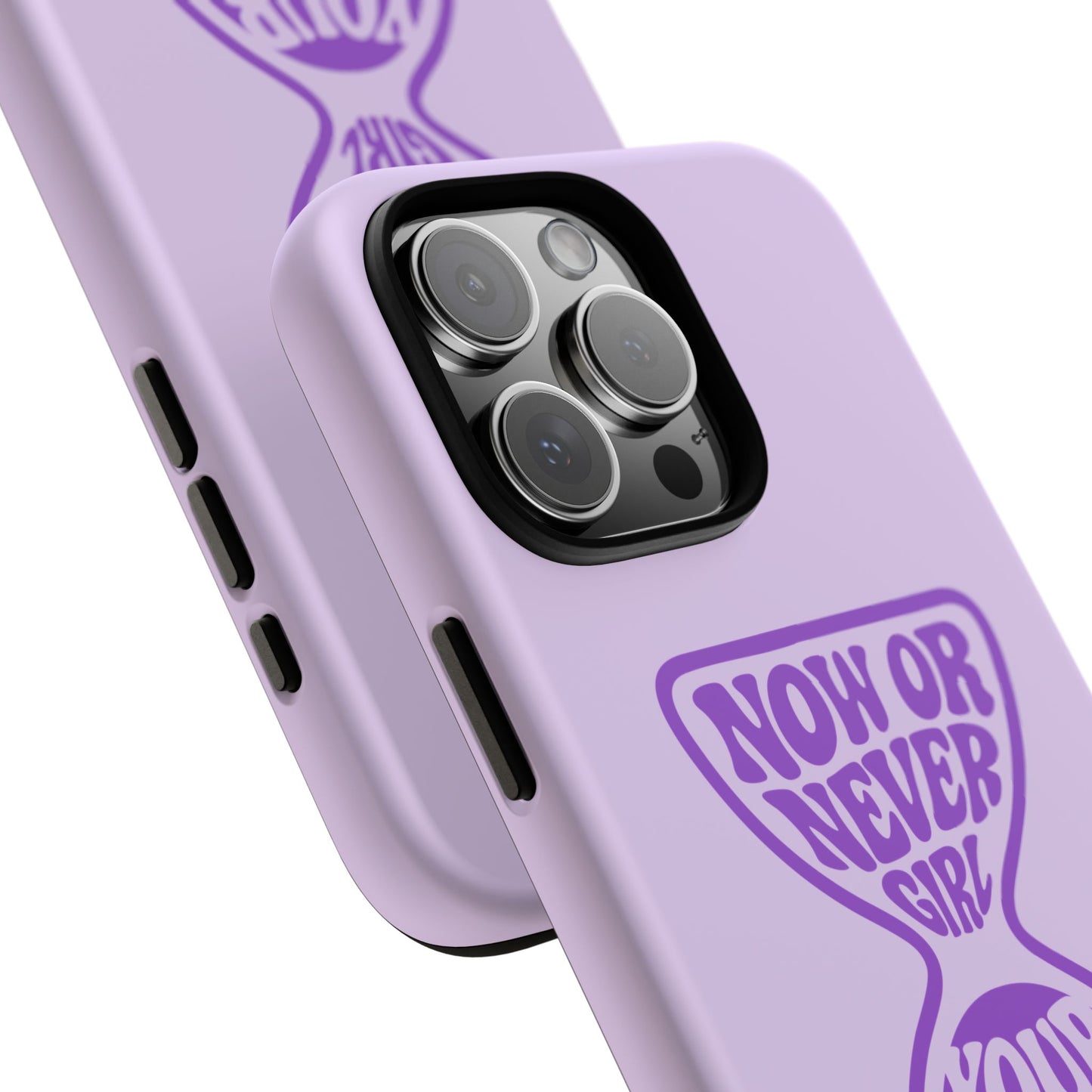 Now Or Never Girl - Coque iPhone (violet)