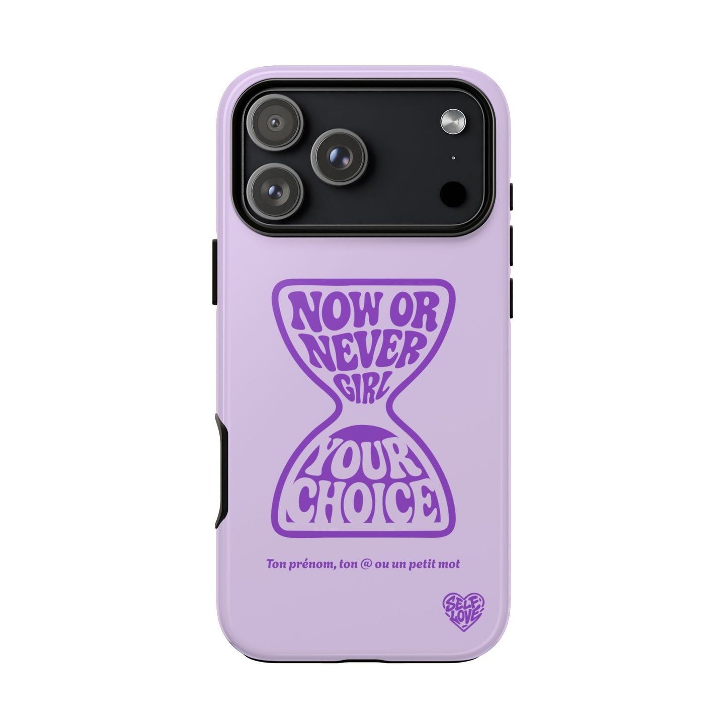 Now Or Never Girl - Coque iPhone (violet)
