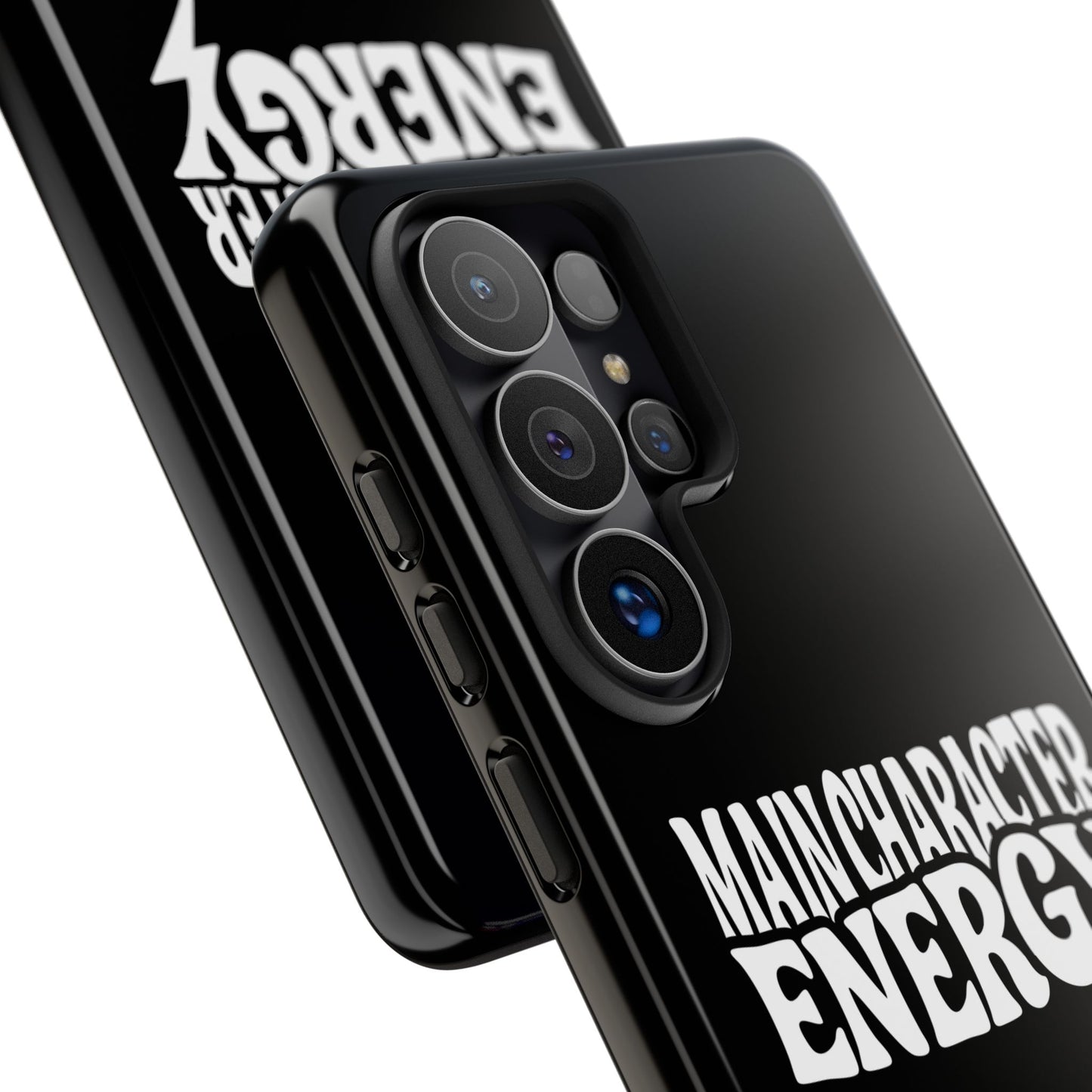 Main Character Energy - Coque Samsung (noir)