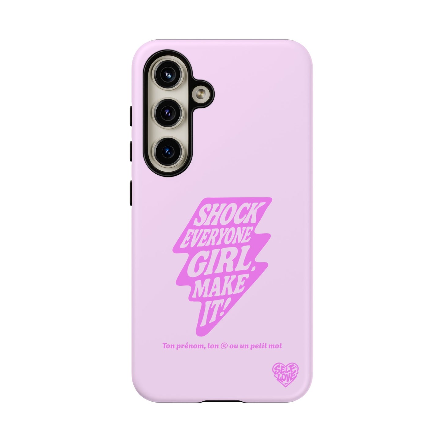 Shock Everyone - Coque Samsung (rose)