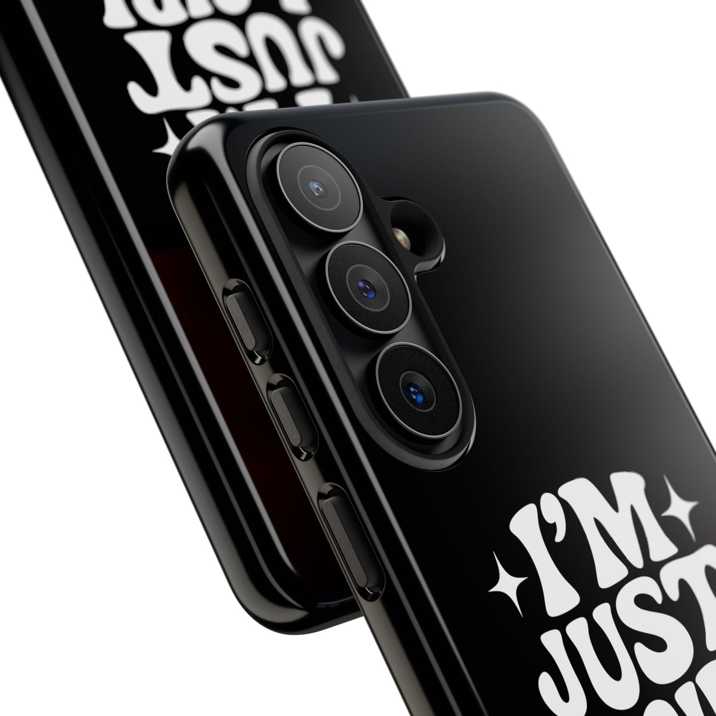 Im Just A Girl - Coque Samsung (noir)