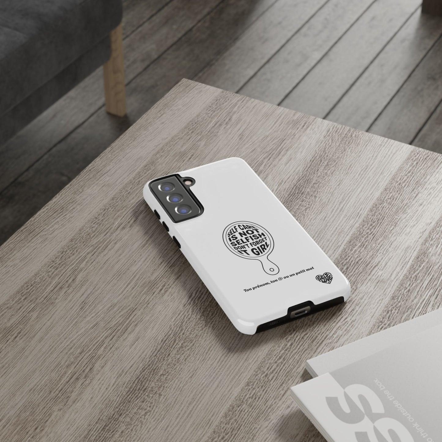 Self Care - Coque Samsung (blanc)