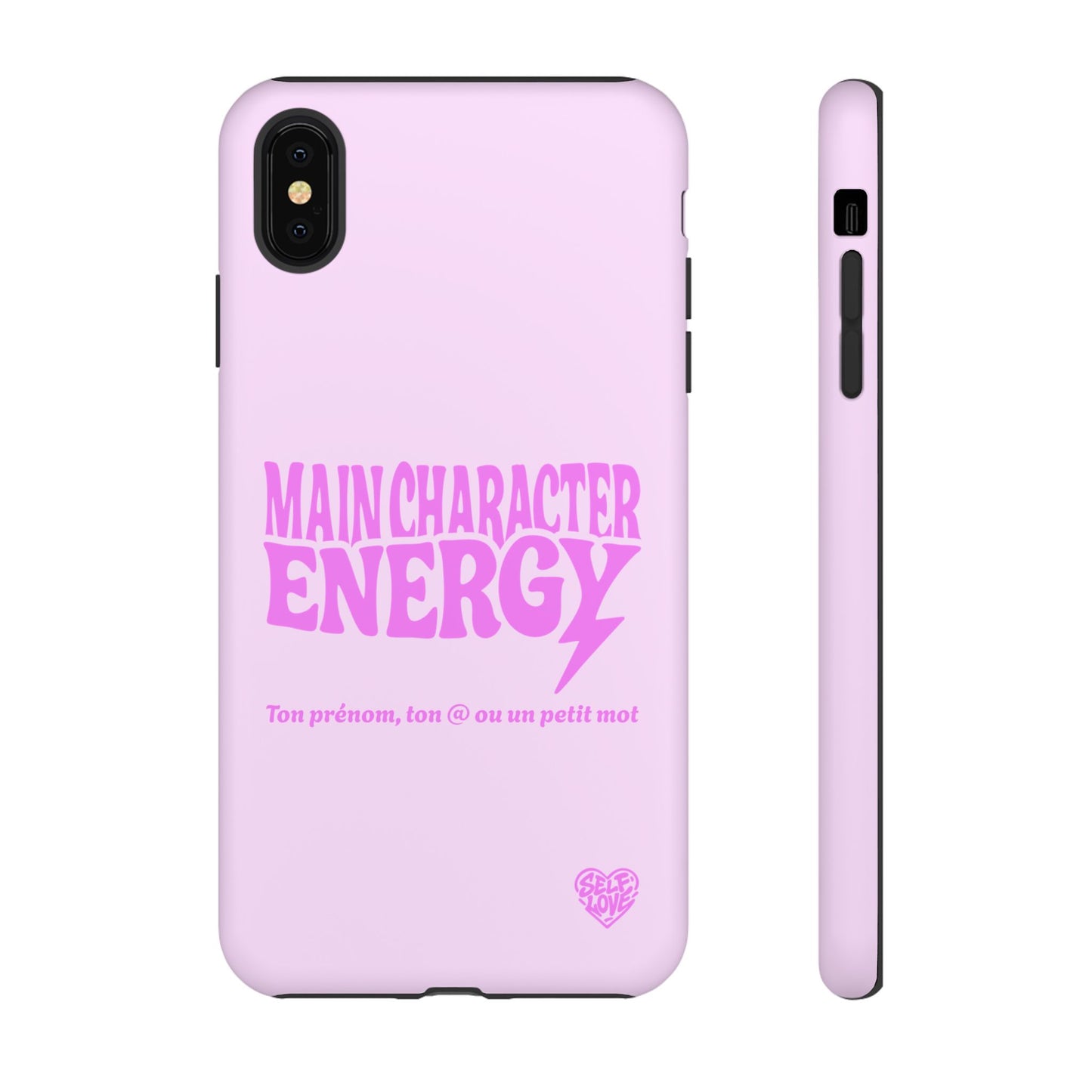 Main Character Energy - Coque iPhone (rose)