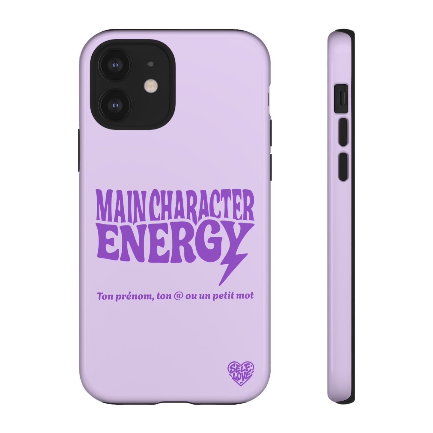Main Character Energy - Coque iPhone (violet)