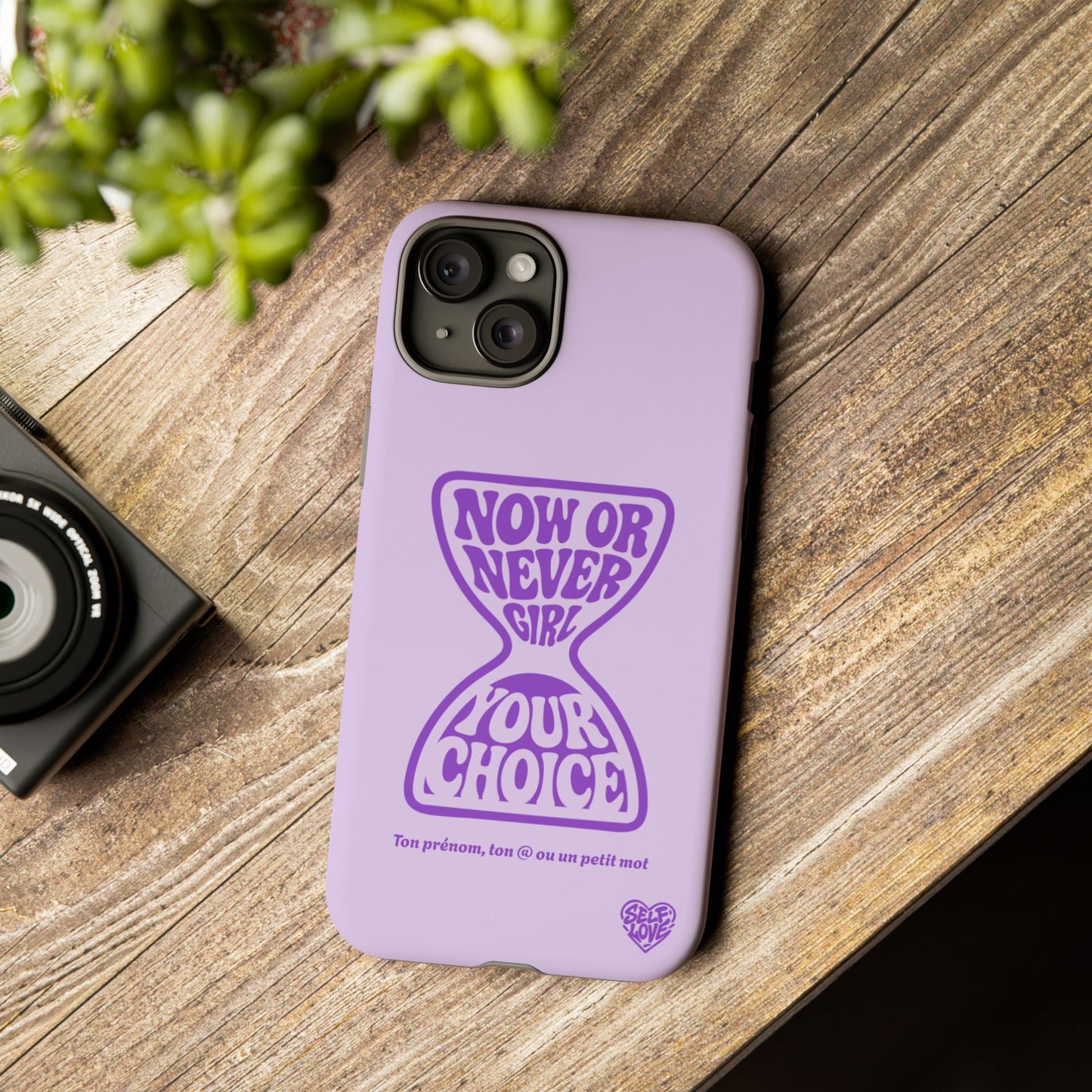 Now Or Never Girl - Coque iPhone (violet)