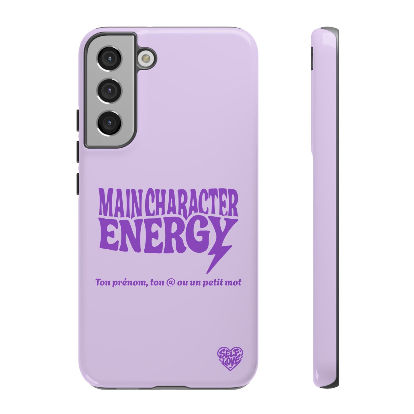 Main Character Energy - Coque Samsung (violet)