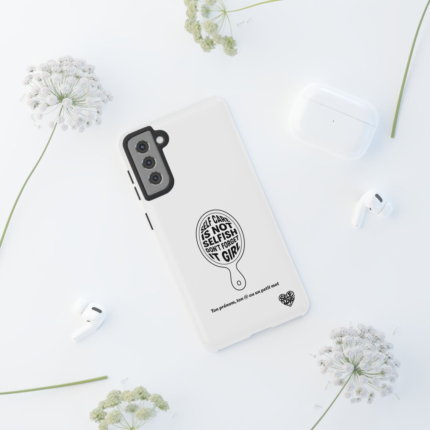 Self Care - Coque Samsung (blanc)