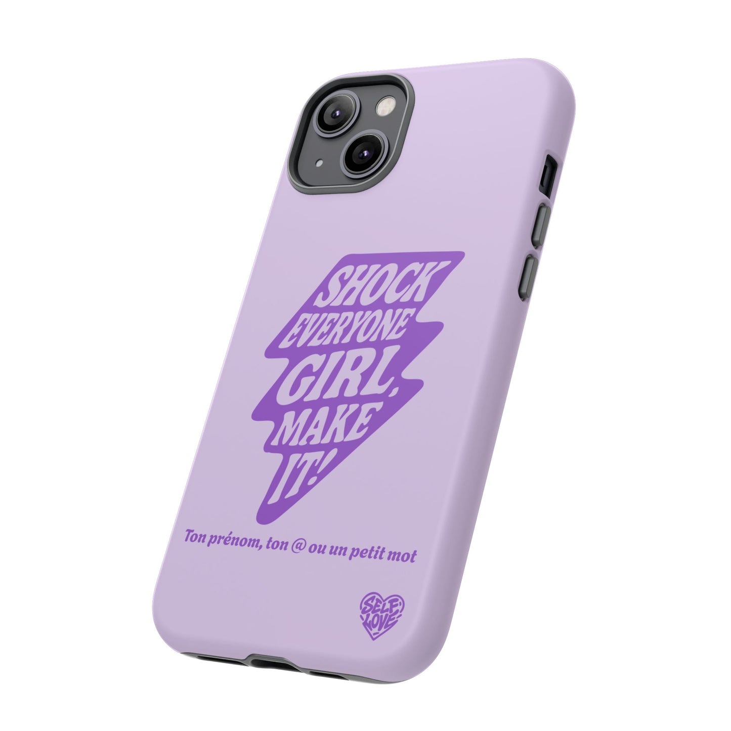 Shock Everyone - Coque iPhone (violet)