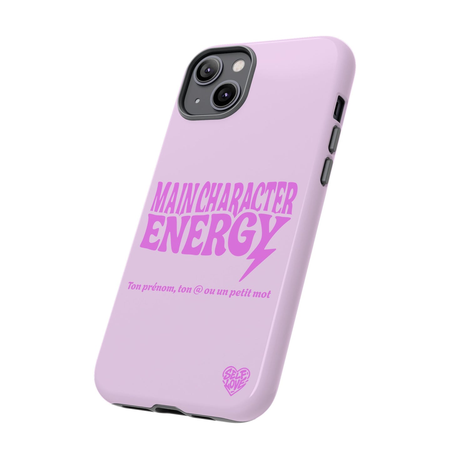 Main Character Energy - Coque iPhone (rose)