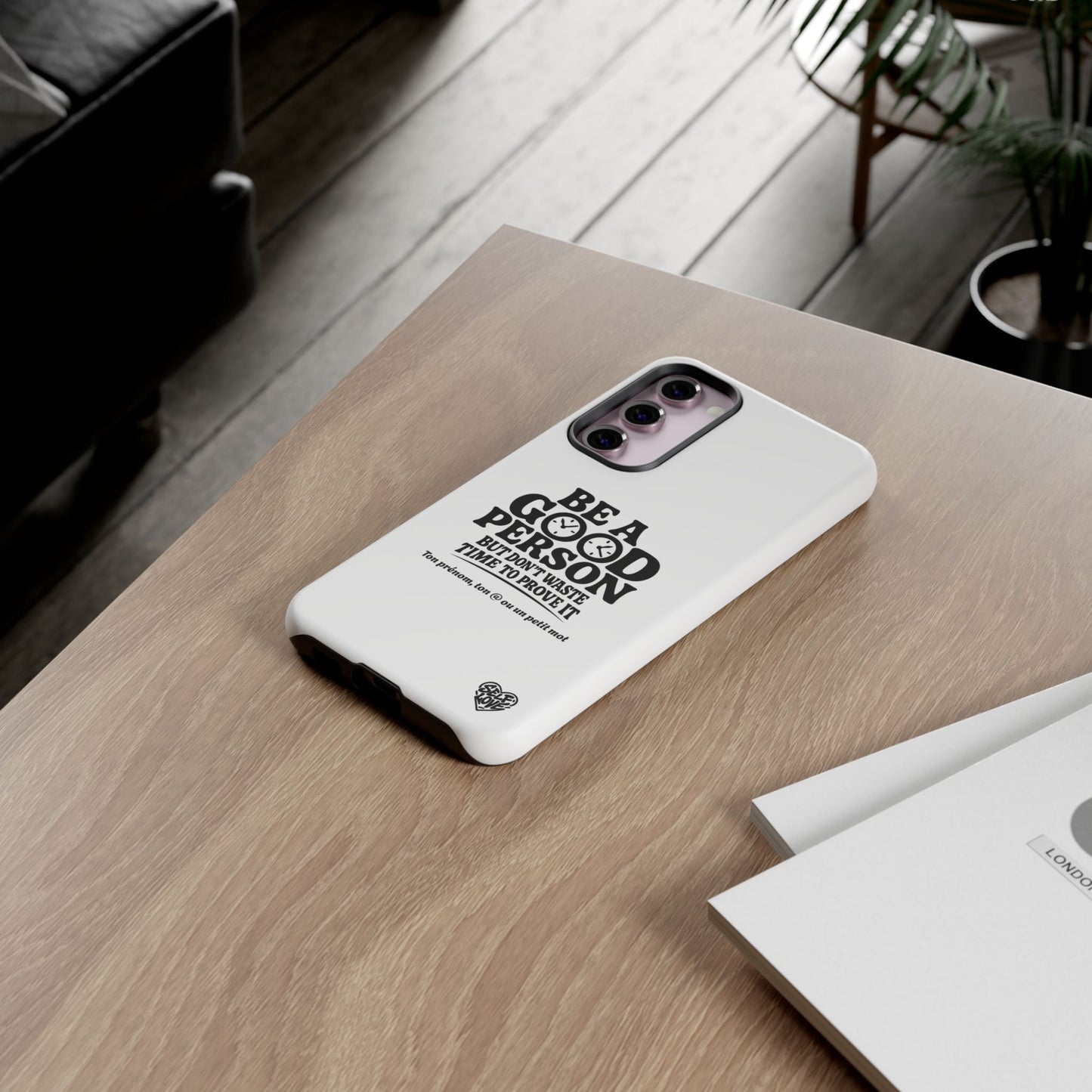 Be A Good Person - Coque Samsung (blanc)