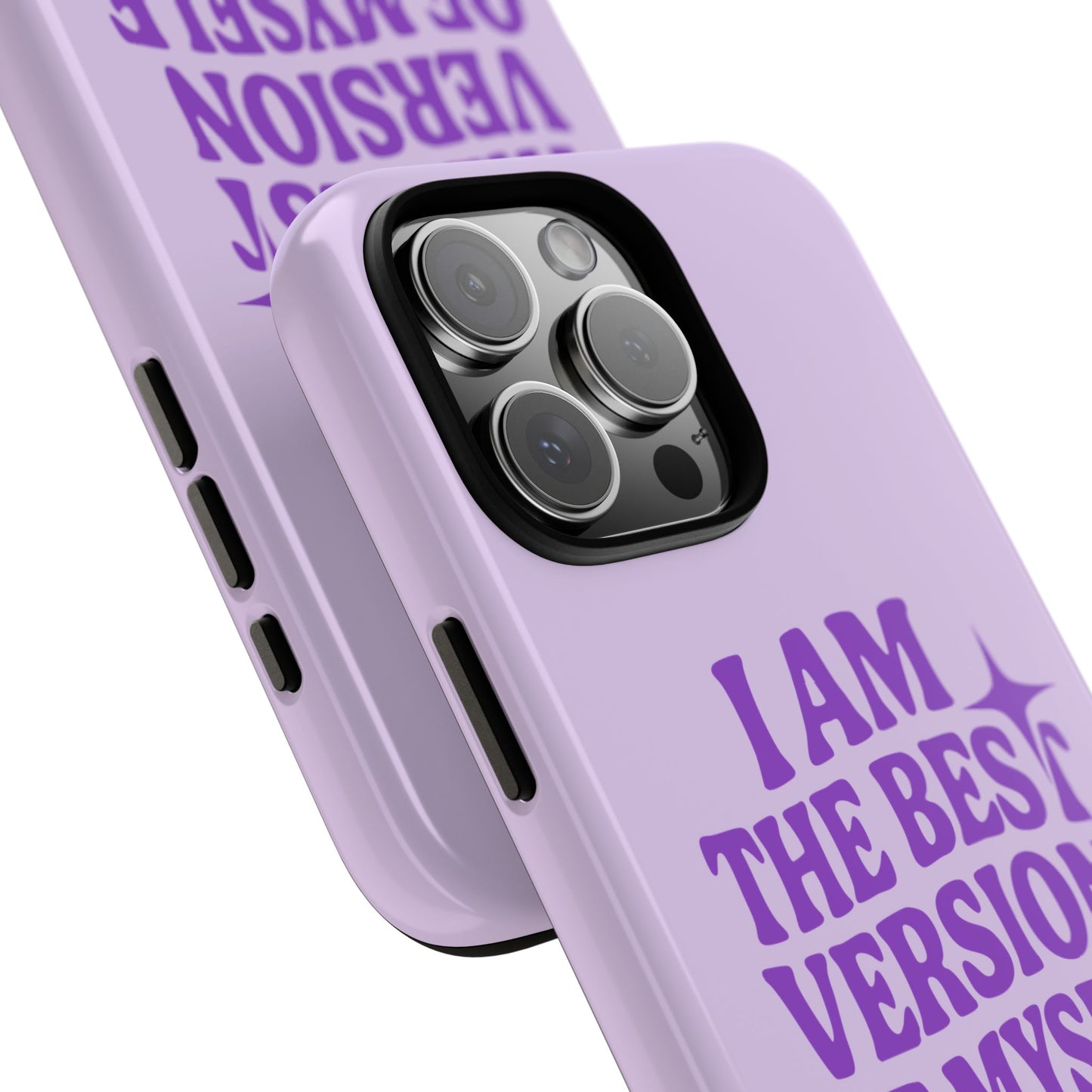 I Am The Best Version Of Myself - Coque iPhone (violet)