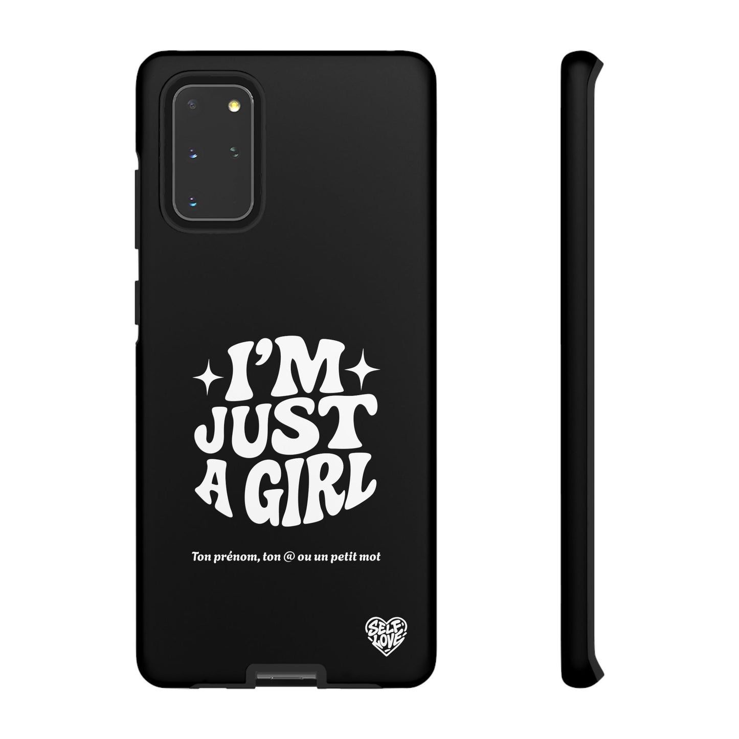 Im Just A Girl - Coque Samsung (noir)