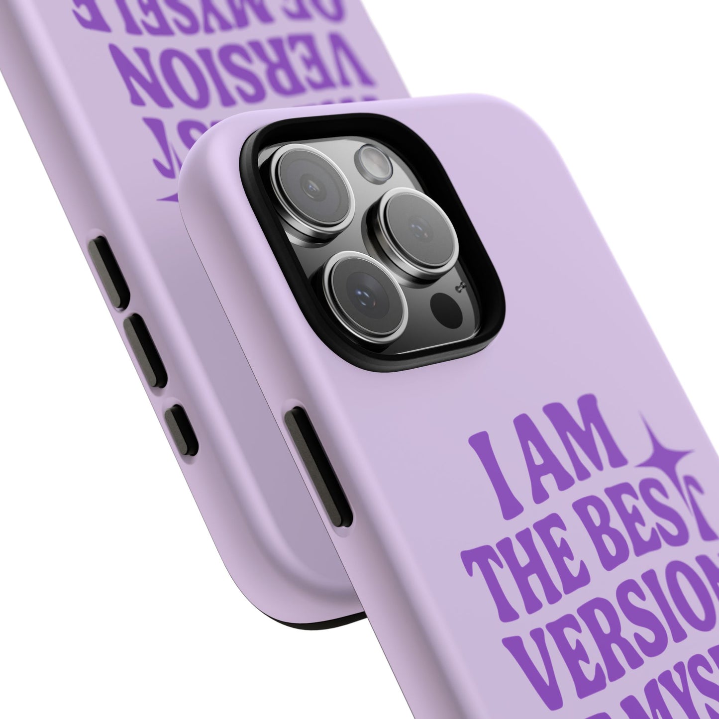 I Am The Best Version Of Myself - Coque iPhone (violet)