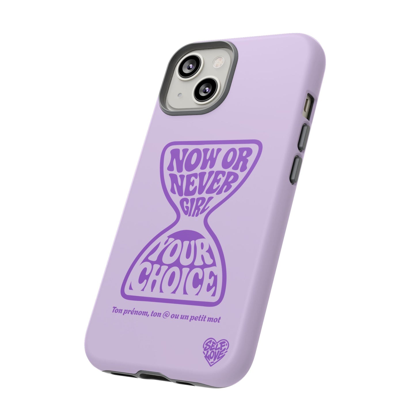 Now Or Never Girl - Coque iPhone (violet)