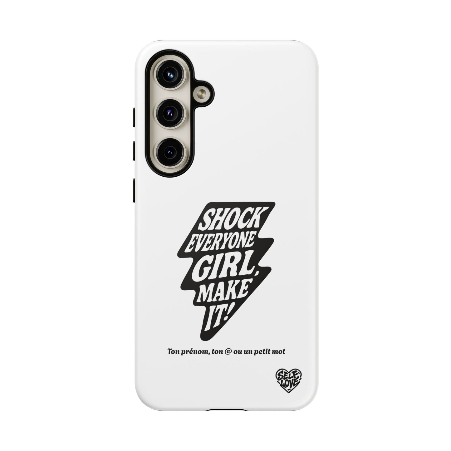 Shock Everyone - Coque Samsung (blanc)