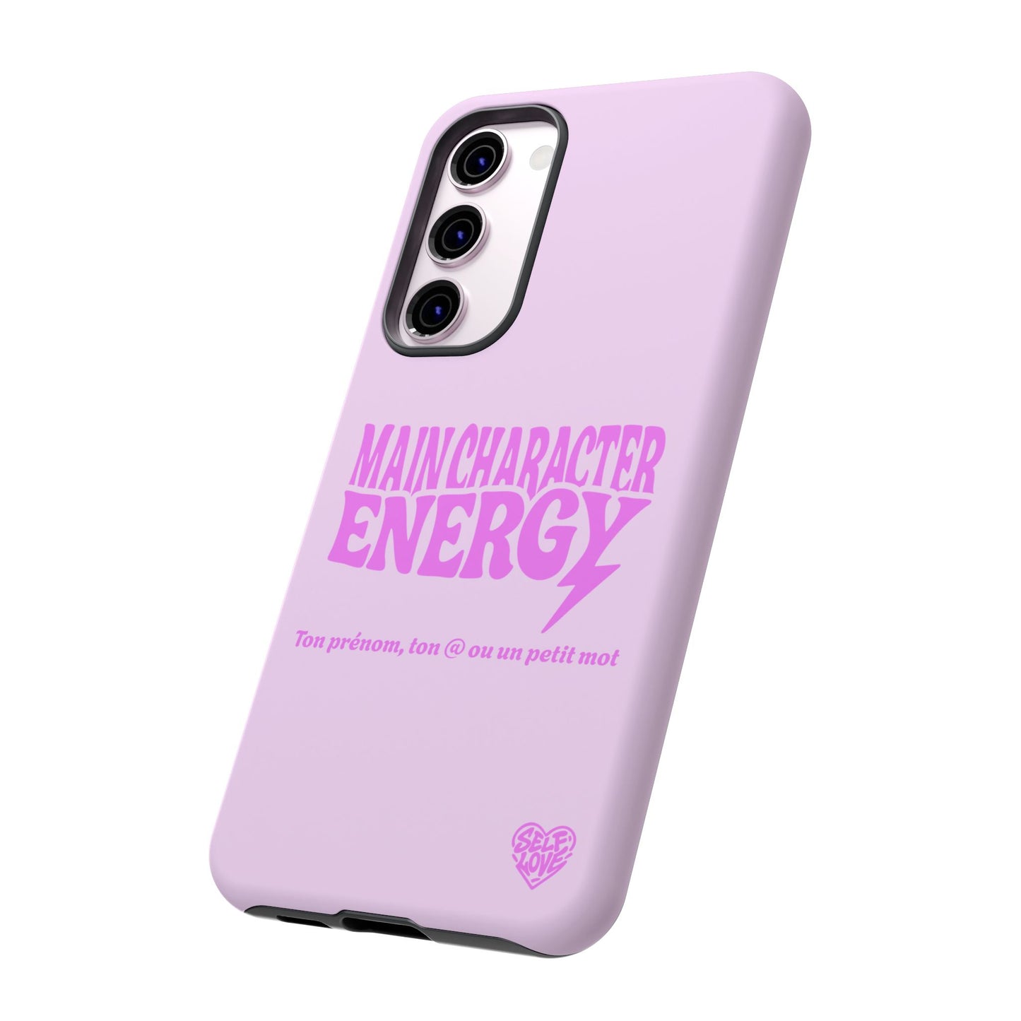 Main Character Energy - Coque Samsung (rose)