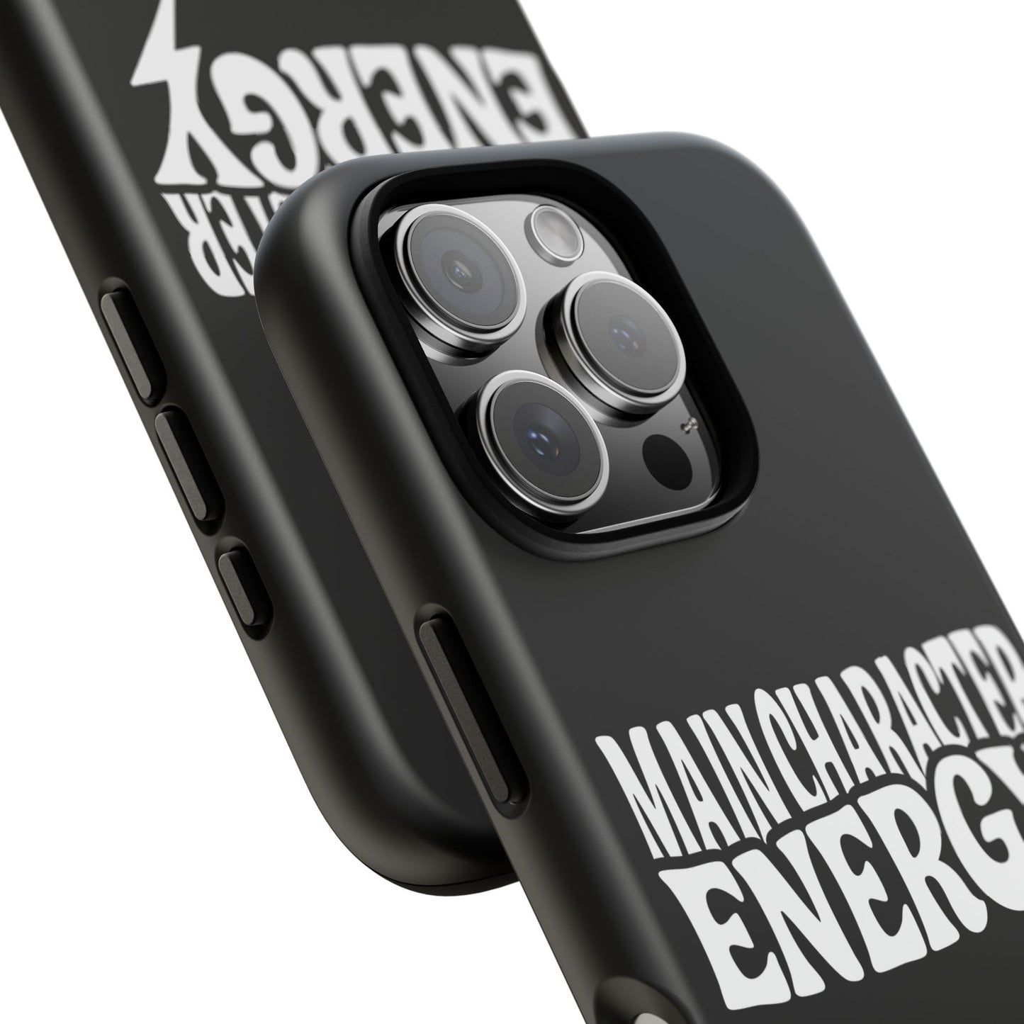 Main Character Energy - Coque iPhone (noir)