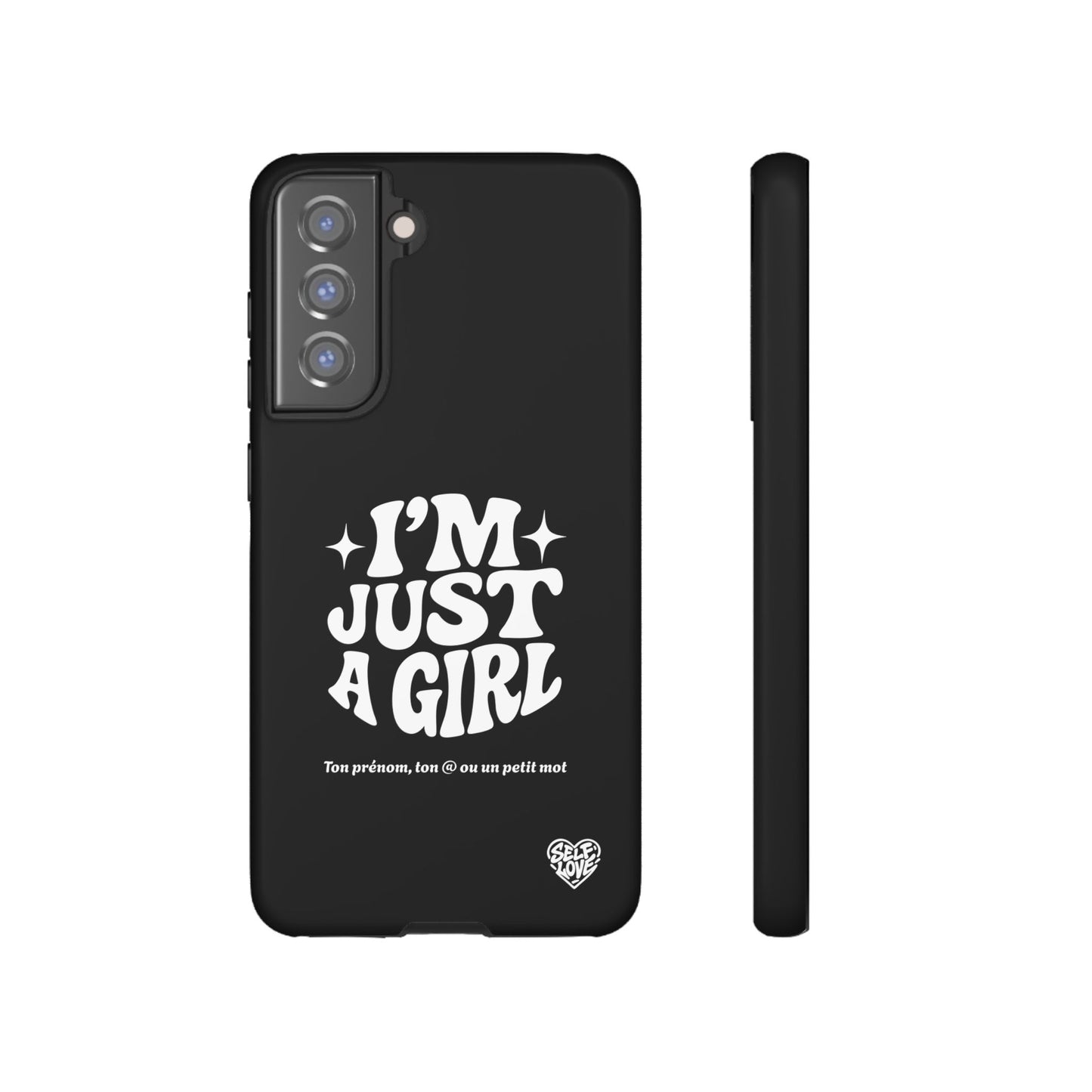 Im Just A Girl - Coque Samsung (noir)