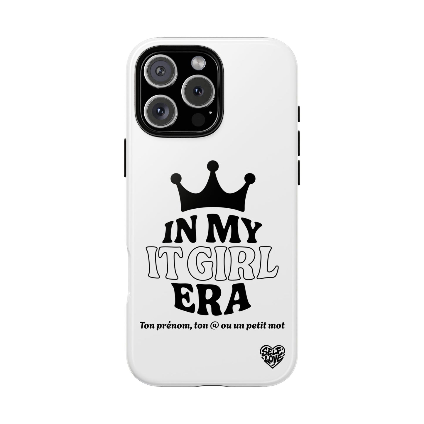 In My It Girl Era - Coque iPhone (blanc)