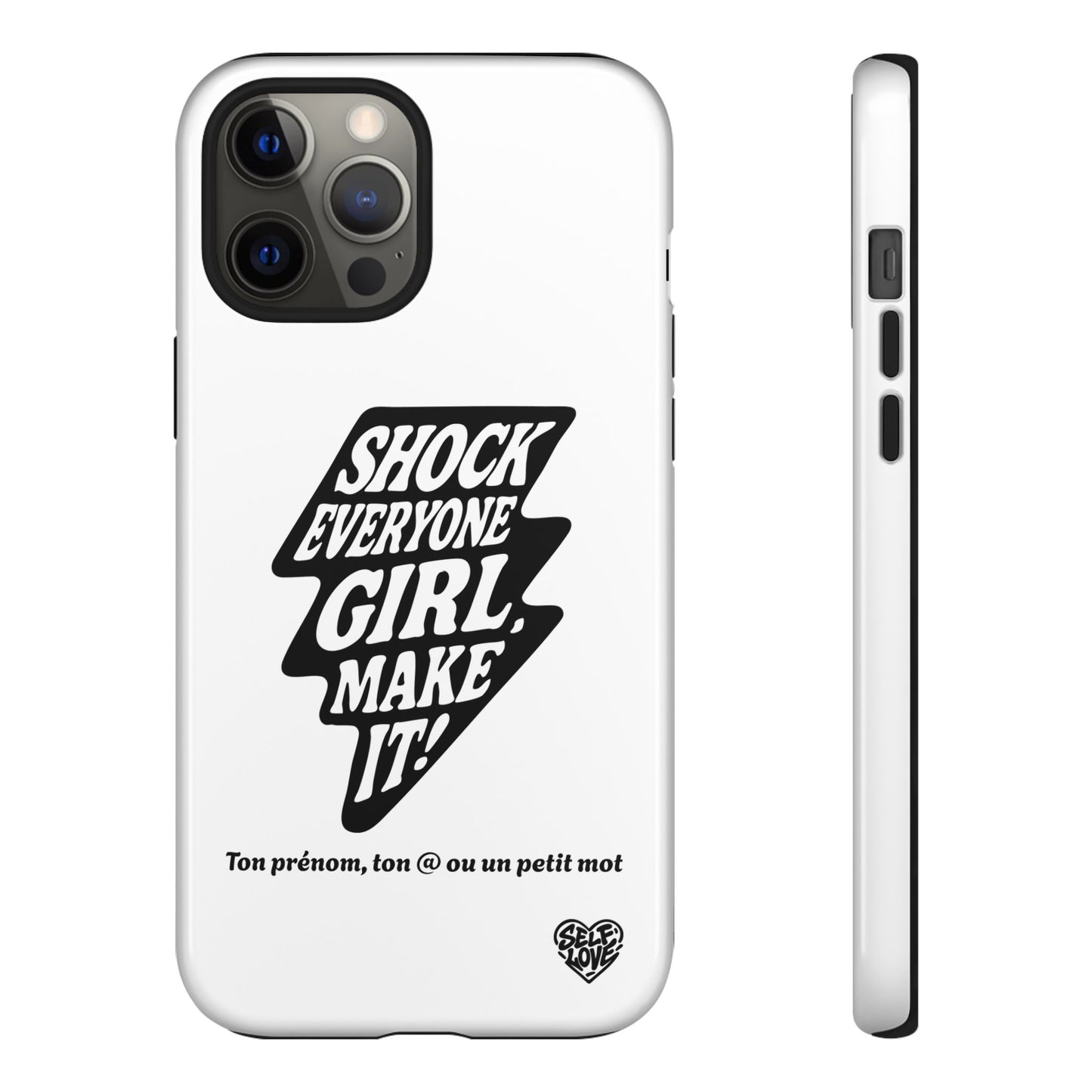 Shock Everyone - Coque iPhone (blanc)
