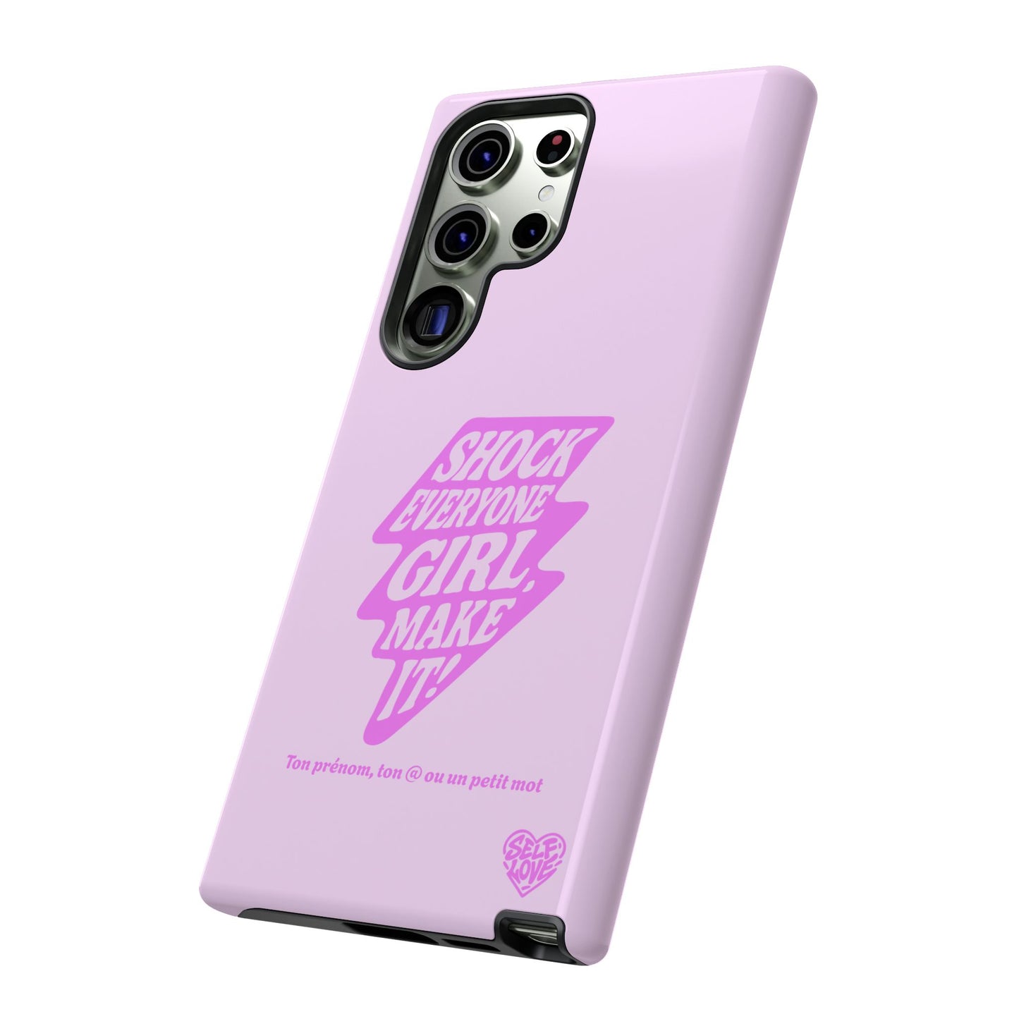 Shock Everyone - Coque Samsung (rose)