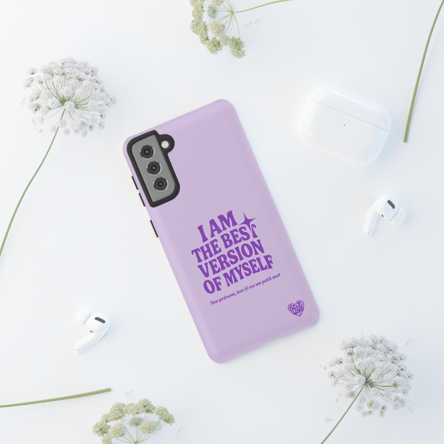 I Am The Best Version Of Myself - Coque Samsung (violet)