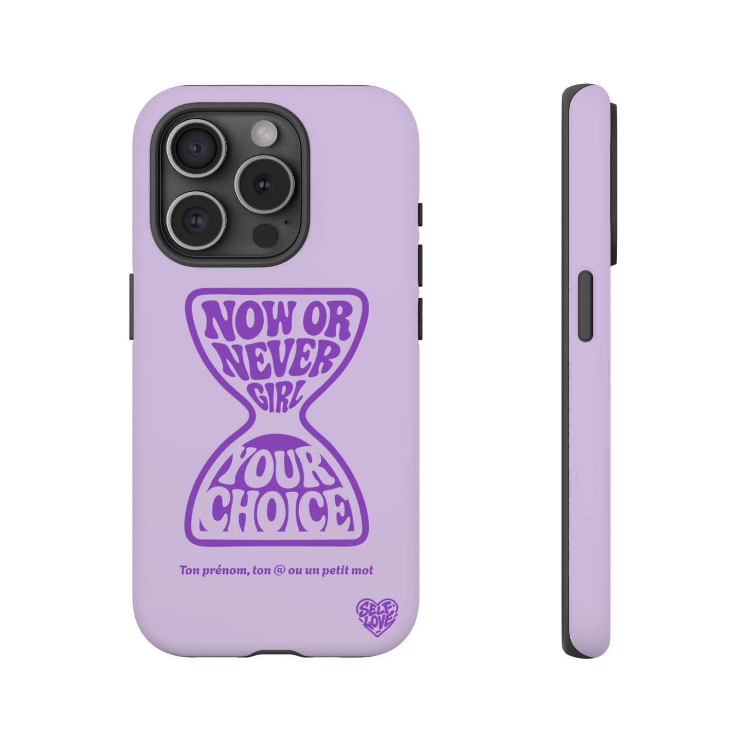 Now Or Never Girl - Coque iPhone (violet)