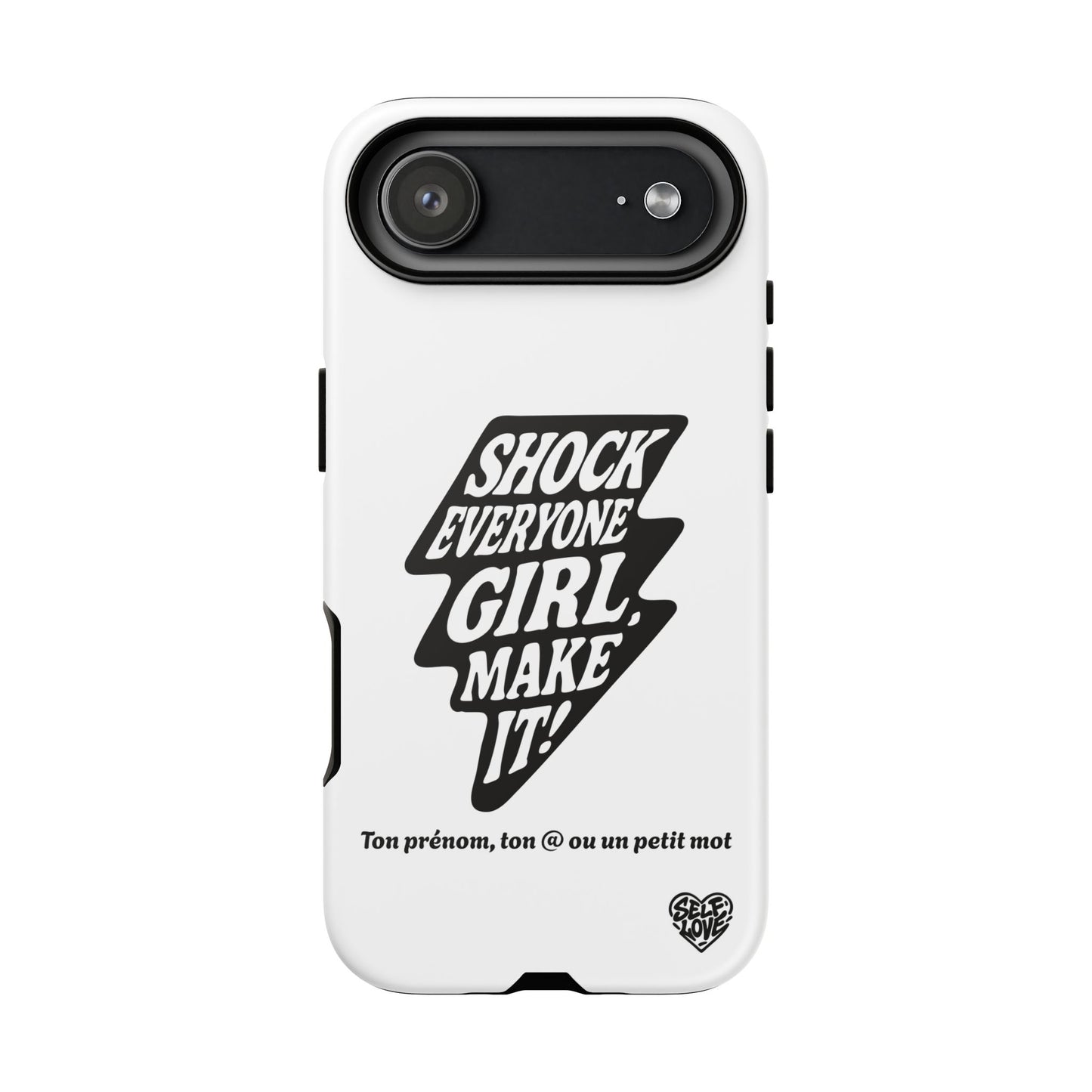 Shock Everyone - Coque iPhone (blanc)
