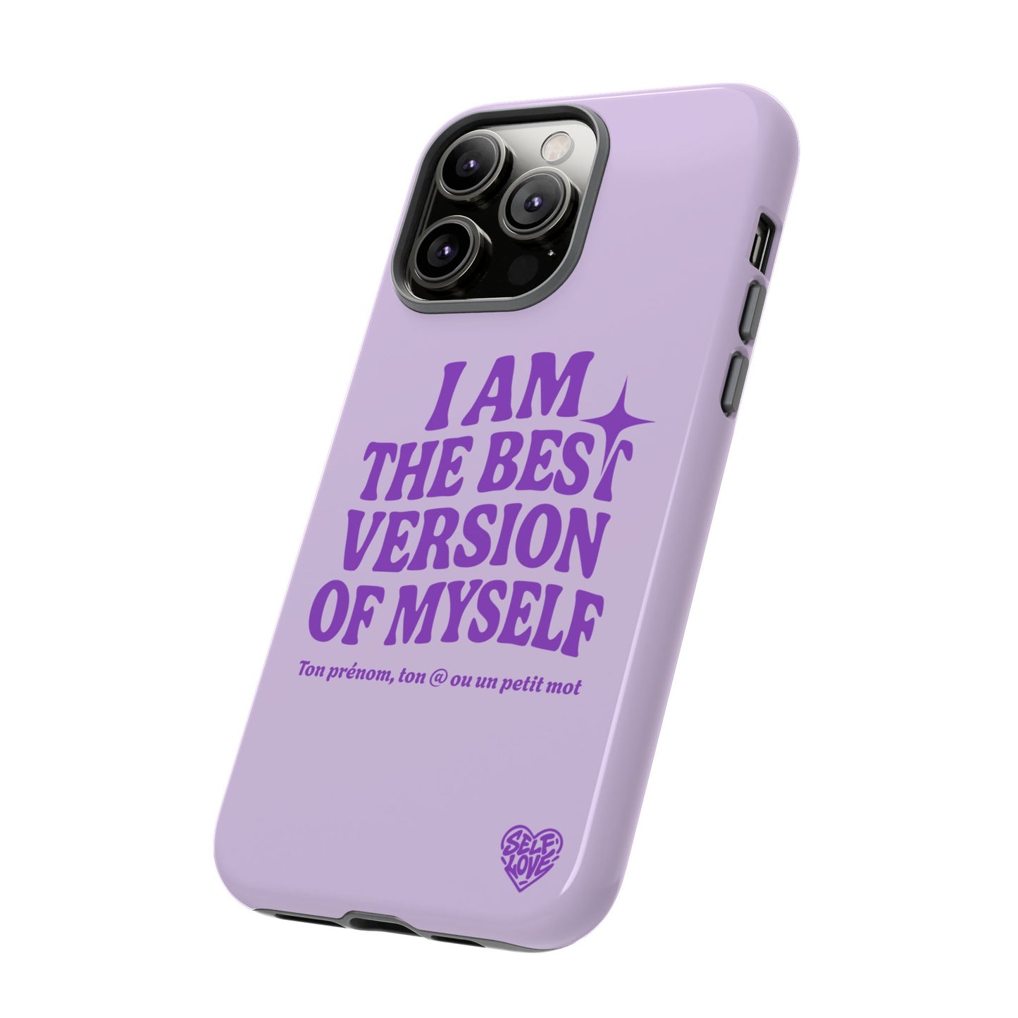 I Am The Best Version Of Myself - Coque iPhone (violet)