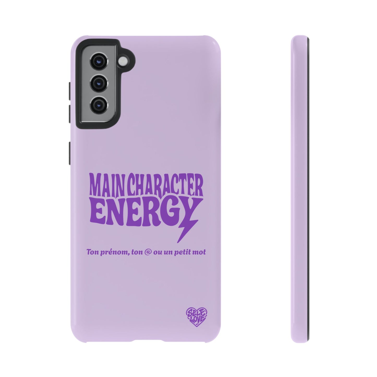 Main Character Energy - Coque Samsung (violet)