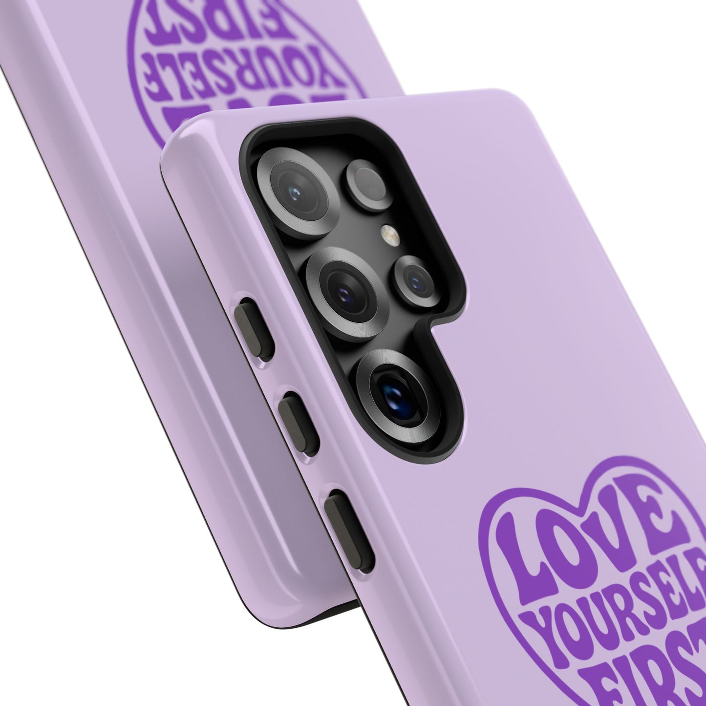 Love Yourself First - Coque Samsung (violet)