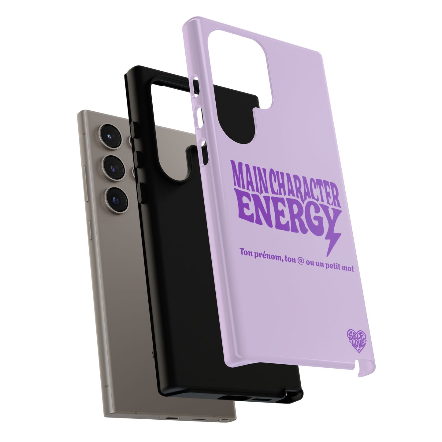 Main Character Energy - Coque Samsung (violet)