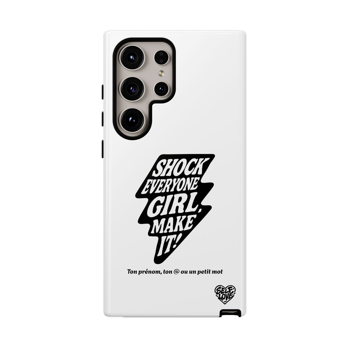 Shock Everyone - Coque Samsung (blanc)