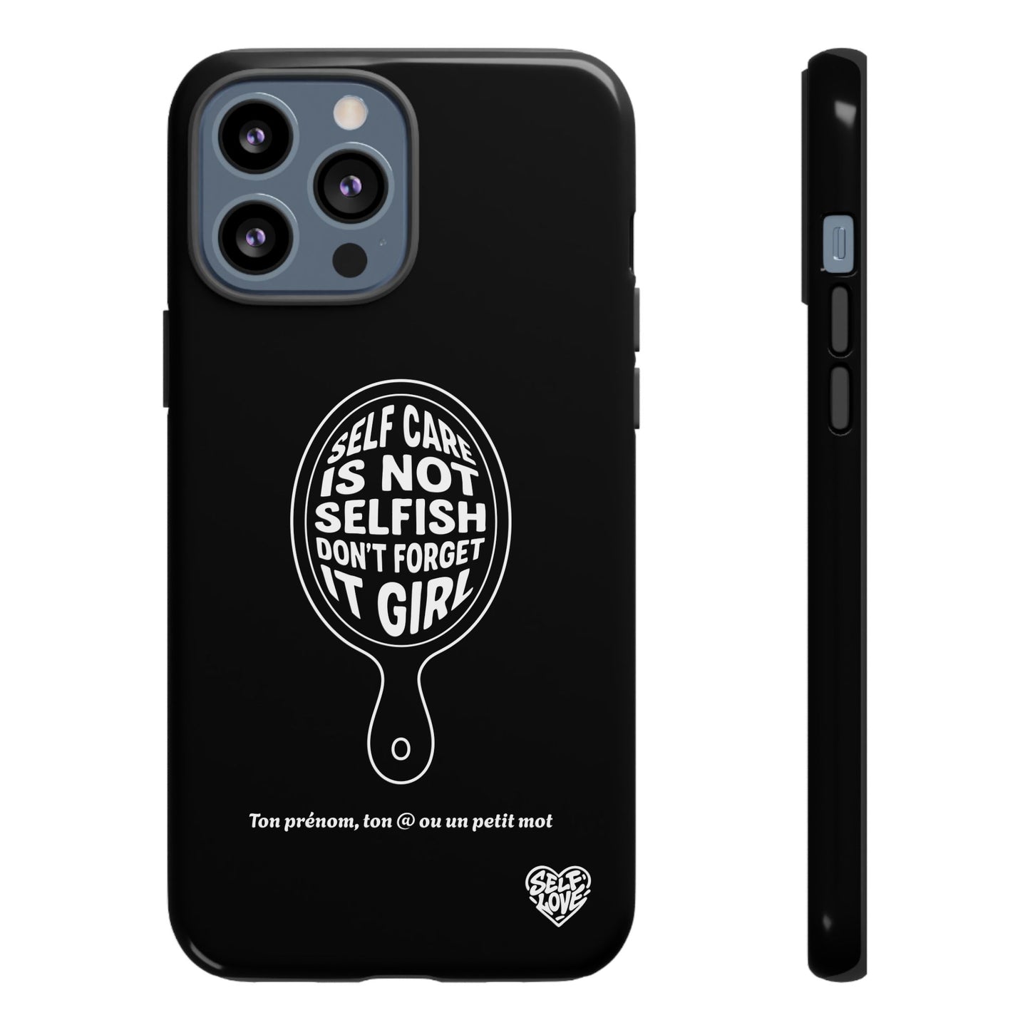 Self Care - Coque iPhone (noir)