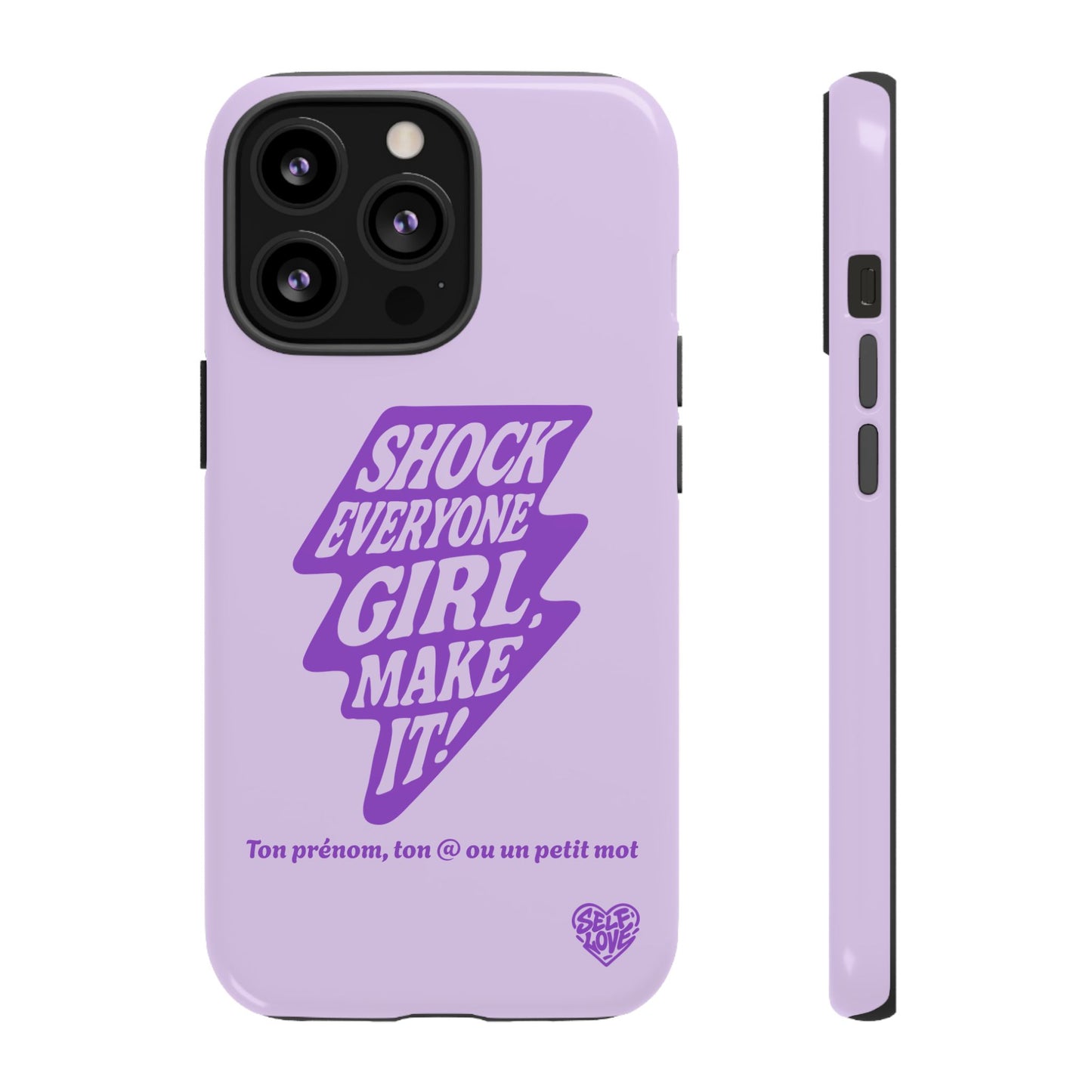 Shock Everyone - Coque iPhone (violet)