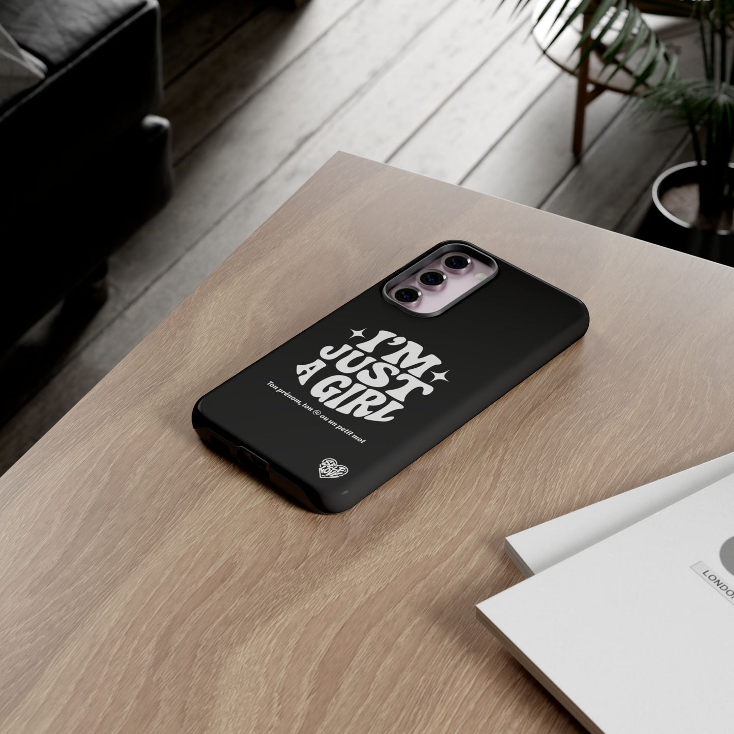 Im Just A Girl - Coque Samsung (noir)