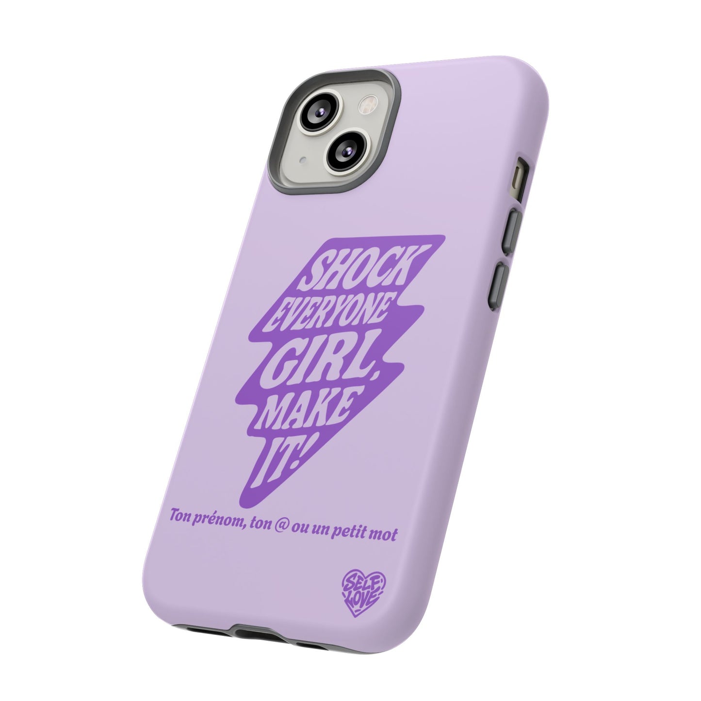 Shock Everyone - Coque iPhone (violet)