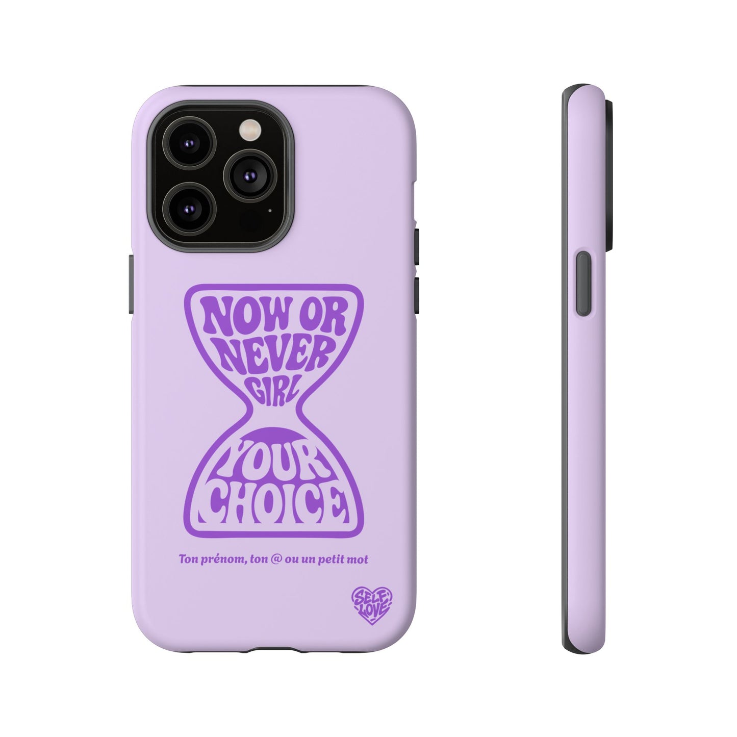 Now Or Never Girl - Coque iPhone (violet)