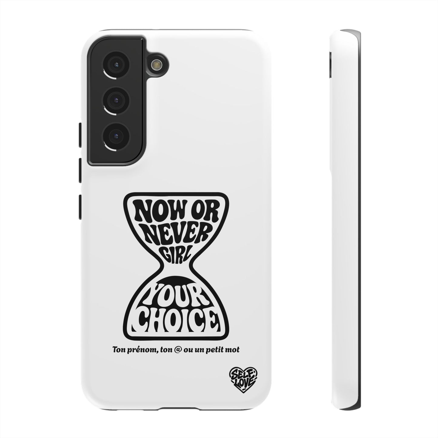 Now Or Never Girl - Coque Samsung (blanc)